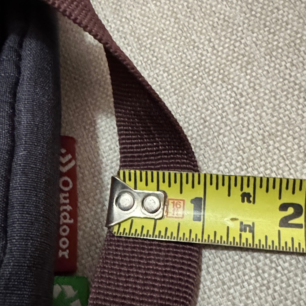EUC Outdoor Products Brand Convertible Crossbody/Belt Bag-Navy/Purple-Nylon - Picture 14 of 16